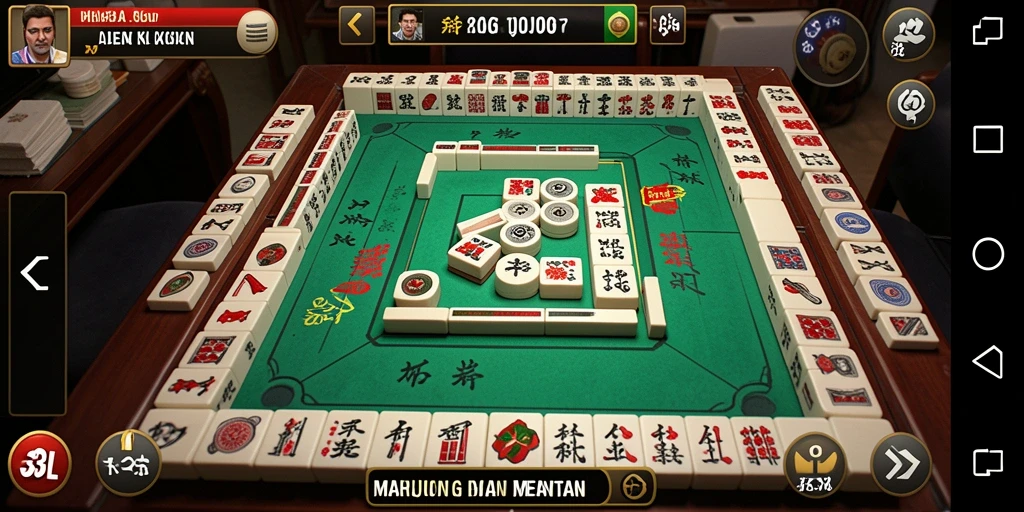 Screenshot menampilkan gameplay Mahjong yang menarik dan menantang.