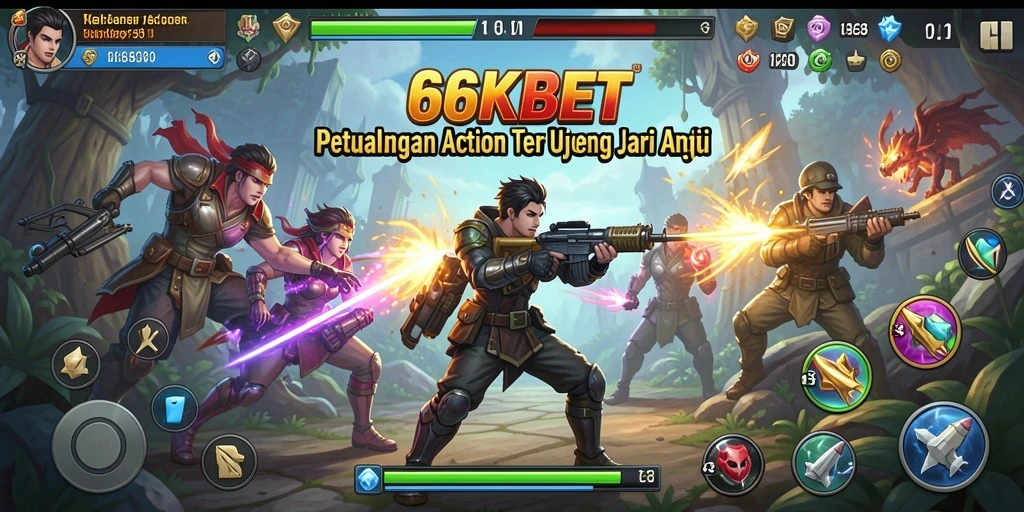 Tampilan gameplay mendebarkan dalam 66KBET dengan aksi seru.