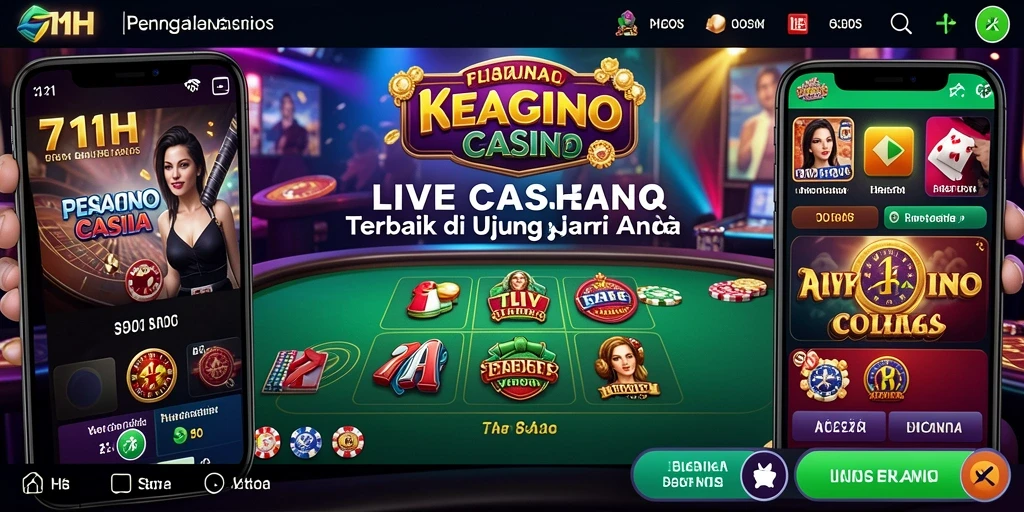 Gameplay Live Casino yang menarik dan interaktif di 71H.