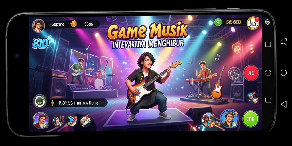 Gameplay interaktif 8ID yang menarik dan penuh warna.