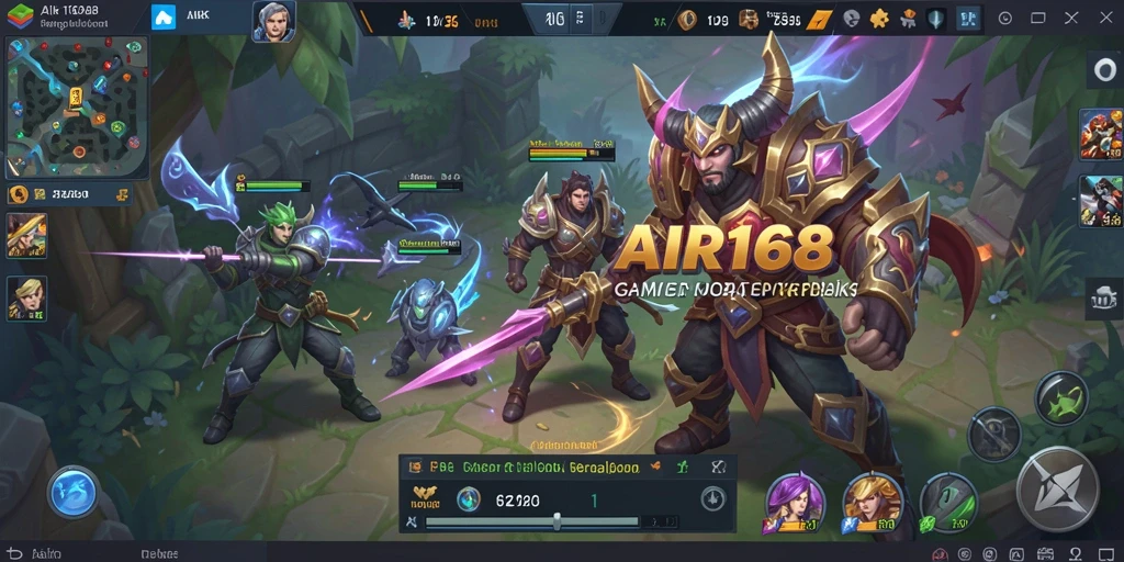 Tampilan intens dari gameplay pertempuran di AIR168.