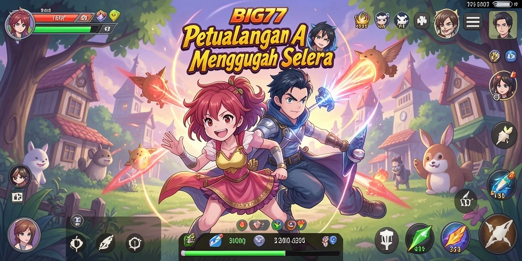 Tampilan gameplay seru dan mendalam dari permainan Anime ini.