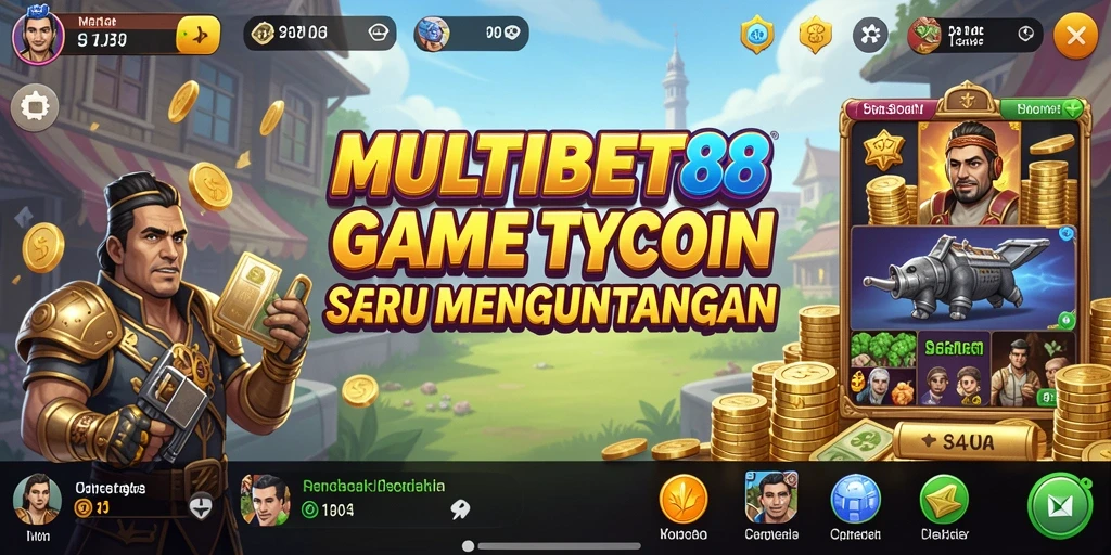 Tampilan gameplay Tycoon MULTIBET88 yang seru dan mendebarkan.
