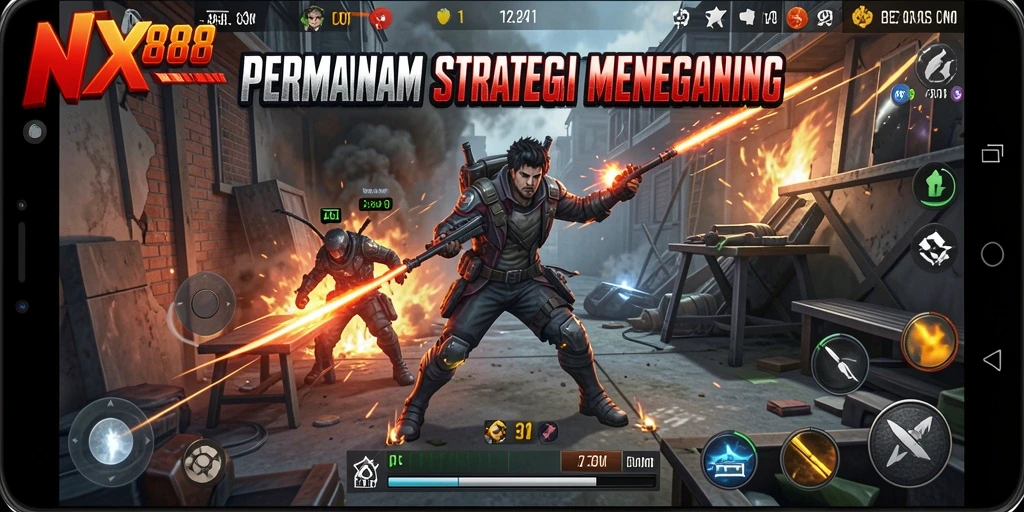 Tampilan gameplay NX888 yang seru dan menantang