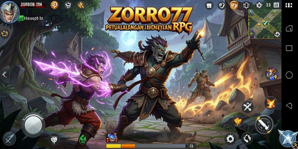 Gameplay <strong>ZORO77</strong> yang menegangkan dengan dunia penuh petualangan.